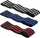 Shirita rezistence për ushtrime SportVida Mini Hip Band, set 3 copë, material tekstil, shumëngjyrëshe