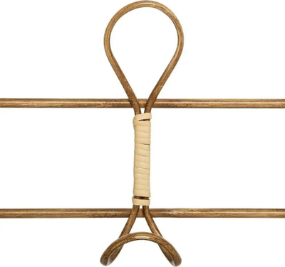 Raft metalik muri Atmosphera, 5 varëse, 76cm, bezhë