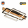 Ndriçues Briloner Led 32W, 3200 lm, 3000K, 55x30x8 cm, i zi/kafe e hapur