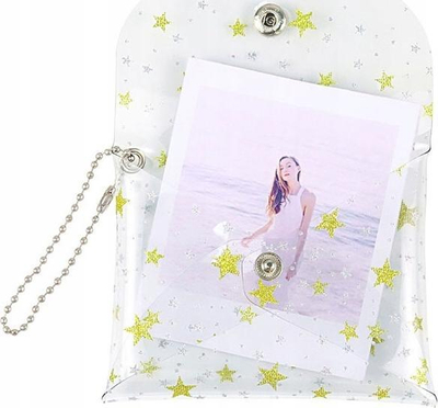 Qese fotografish për Fujifilm INSTAX Mini 11/9/8/7, LoveInstant, me yje të artë