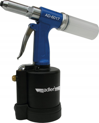Rivetues me ajër Adler AD-6017, 2.4-6.4mm, profesionist, blu me të zezë