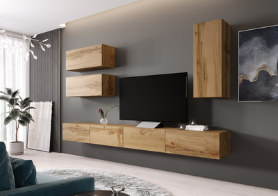 Komodë TV Bed VIGO140, 140cm, mat, e bardhë