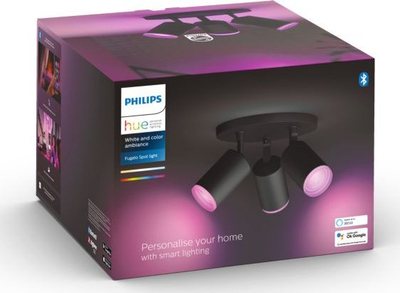 Spot tavani Philips Hue Fugato, 3xGU10, Bluetooth, i zi
