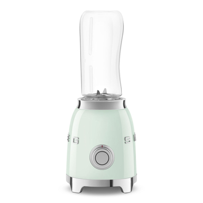 Blender personal mini SMEG PBF01PGEU, 300 W, 2 shpejtësi, 2 shishe, e gjelbër pastel