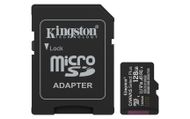 Kartë memorie Kingston Canvas Select Plus microSDXC, 128GB, me adapter