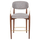 Stol bari Sirus Plus 52×59×101 Hcm (HM18147.04), ari/ gri