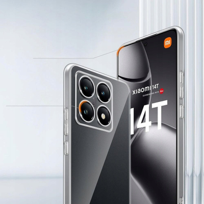 Mbrojtëse telefoni Xiaomi 14T, TPU 2 mm, mbrojtje kamere, transparente