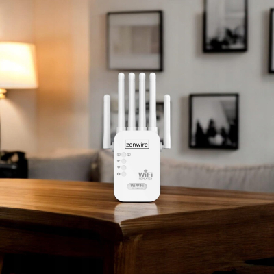 Përforcues Wi‑Fi Zenwire, 300 Mb/s, 2.4 GHz, i bardhë