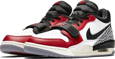 Atlete Nike Jordan Air Legacy 312 Low, për meshkuj, të bardha të zeza të kuqe