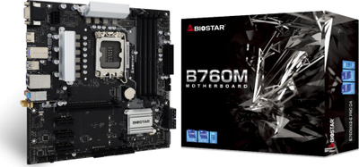 Pllakë amë Biostar B760, LGA1700, PCIe 4.0 M.2, USB 3.2