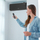 Radiator muri Black+Decker BXWSH2001E, 2500W, me ekran LED, i bardhë