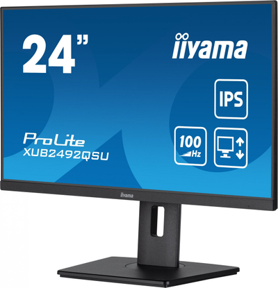 Monitor iiyama ProLite XUB2492QSU-B1, 23.8", WQHD, 100Hz, i zi