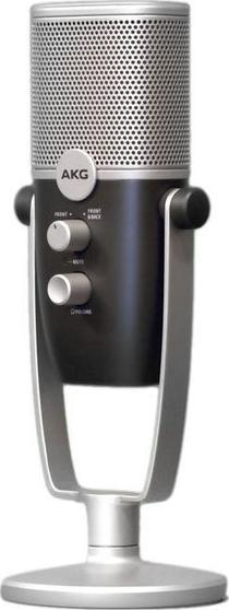 Mikrofon USB AKG Ara, kondensator, 24-bit 96kHz, blu argjend