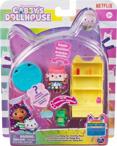 Set figurina Gabby’s Dollhouse Dollhouse With Furniture, me shtëpi dhe mobilje, për fëmijë 3 vjeç+
