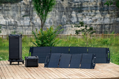 Panel diellor Segway SP100 për Cube, palosës, me rendiment të lartë, ngjyrë e zezë