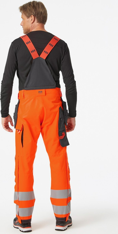 Pantallona pune Helly Hansen ALNA 2.0 SHELL CONS PANT CL 2, nr. 58, me reflekse, të zeza