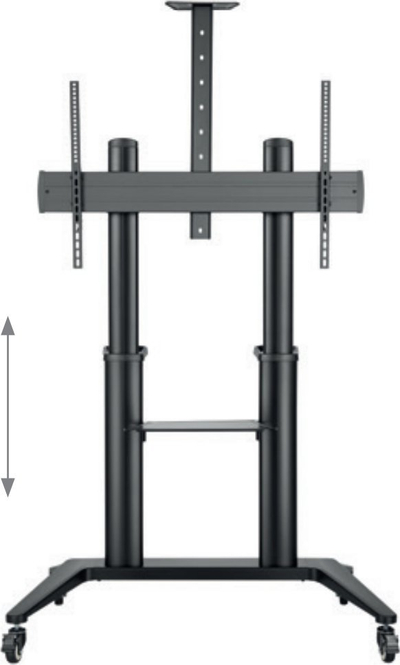 Поден држач за телевизор Hagor BrackIT Stand HD XXL, до 120\", црн
