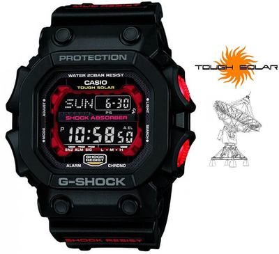 Orë për meshkuj Casio G-Shock King of G Solar GXW-56-1AER (397), e zezë