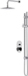 Set dushi Cersanit Inverto S952-005, krom