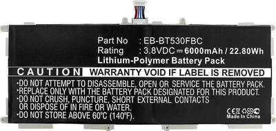Bateri zëvendësuese CoreParts MBTAB0039, për Samsung Galaxy Tab 4 10.1, Li ion