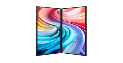 Пренослив монитор Acer PD3 PD163Q, 15.6\" FHD, два екрани, црн