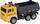 Lodër kamion baski Mega Creative Truck Tipper, 1:18, me drita dhe tinguj, i verdhë gri