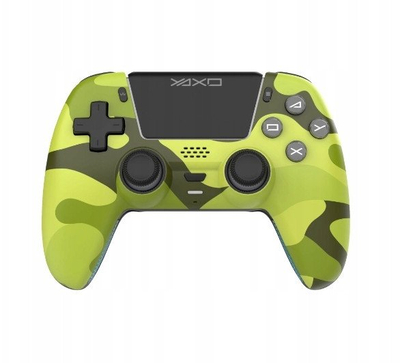 Kontrollor pa tel Yaxo Nitro Rave Forest Camo për PS5, PC, Android edhe iOS, ergonomik, kamuflazh pylli