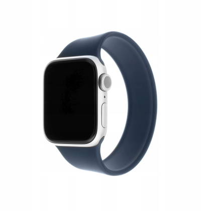 Rrip ore inteligjente FIXED Elastic Silicone Strap Pro, për Apple Watch 42/44mm, madhësia XS, blu