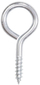 Set vida me lak Canyon SCREWD LOOP D9, 3.5x20mm, 5 copë, metalik