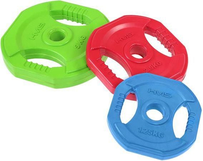 Set barbel HMS SBP20, 20 kg, për Body Pump, shumëngjyrësh