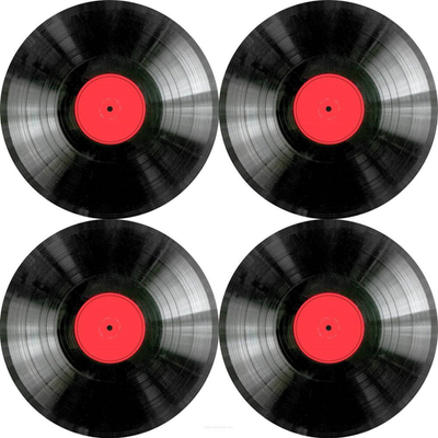 Naperona tavoline Bertoni Table Mat Set, set me 4 copë, rrumbullakët 33 cm, Vinyl