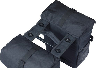 Çantë bagazhi për biçikletë Basil Move, 30L, përshtatëse MIK 2.0, e zezë