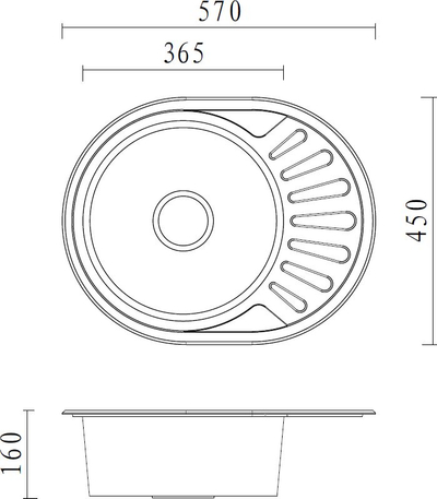 Lavaman kuzhine Steiner JIM 216, 1 koritë, inox satin, argjend