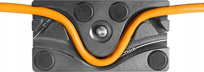 Плоча за монтирање кабли Tether Tools TetherBLOCK MC, за DSLR фотоапарати, навои 1/4\" и 3/8\", сива