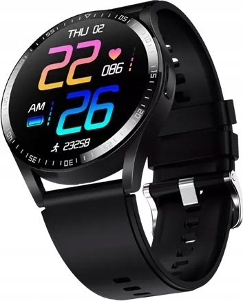 Orë e zgjuar Denver SWC-372, ekran 1.3" IPS me prekje, Bluetooth, e zezë