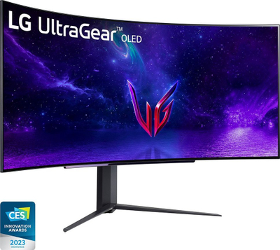 Monitor gaming LG UltraGear 45GR95QE-B, 45\", OLED 240Hz, i zi