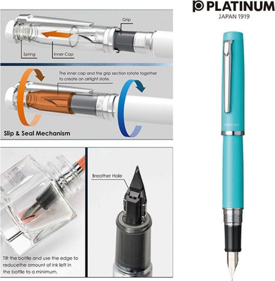Stilolaps Platinum, M, i kaltër