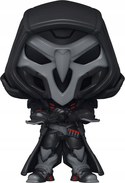 Figurë vinili Funko Pop Games Reaper Overwatch 2, 10 cm, për koleksion, e zezë