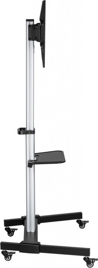 Мобилна стойка за ТВ Art S-11-AL, 37-86\", 50kg, VESA 600x400, црно сребрена