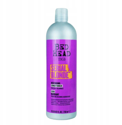Balsam flokësh Bed Head Tigi Serial Blonde Restoring Conditioner, për flokë bjonde, 750 ml