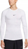 Bluzë kompresuese Nike Pro Dri FIT, me mëngë të gjata, për burra, XL, e bardhë e zezë