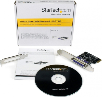 Kartë zgjerimi StarTech PCIe, 1 port paralel DB25, për printera, skanera edhe ploterë