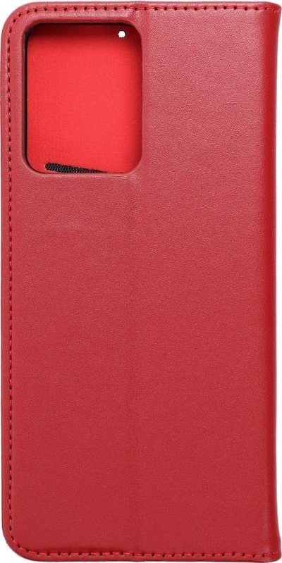 Këllëf telefoni Forcell Smart Pro për Xiaomi Redmi Note 12 4G, lëkurë, me kapak, burgundy
