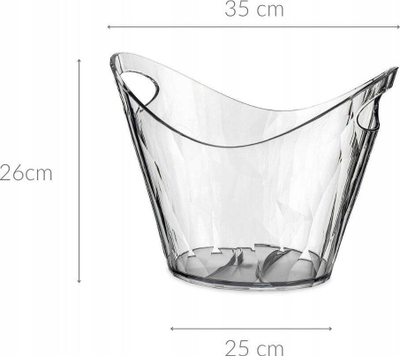 Enë ftohëse akulli Koziol Superglas, 6L, e tejdukshme
