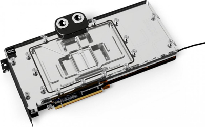 Bllok uji për GPU Alphacool 13541, full cover, RGB 5V, transparent i zi
