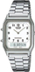 Orë Casio Vintage AQ-230A-7BMQ, Dual Time, me akrepa dhe digital, ngjyrë argjendtë