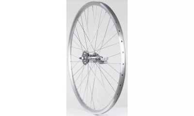 Rrotë e pasme biçiklete Velosteel, 28", single speed, DoubleWall, argjend