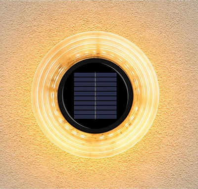 Llambë diellore kopshti SASKA GARDEN 1057187, LED, IP44, zi argjend