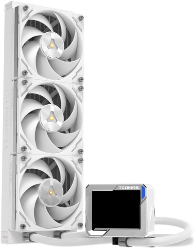 Ftohës uji për CPU Tcomas LG700 PRO 360, radiator 360mm, ARGB, i bardhë