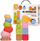 Set edukativ Tullo 612, blloqe shqisore Montessori, 13 copa, shumëngjyrësh